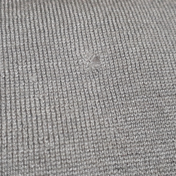 St John SoCa Merino Silk Cashmere Tank Sweater Green Beaded Neck Size Large - Picture 8 of 8